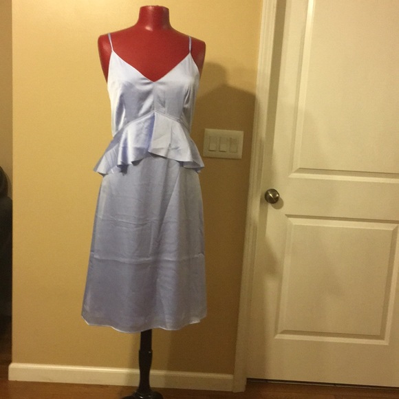 NWT Periwinkle Blue Peplum Dress - Picture 4 of 6